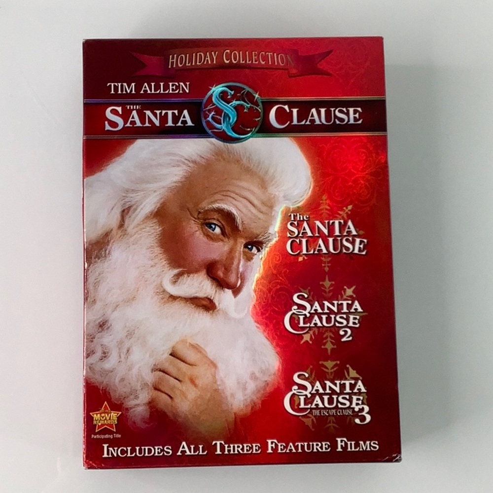 Disney Tim Allen The Santa Clause DVD Box Set 1, 2, 3 collection movies set EUC